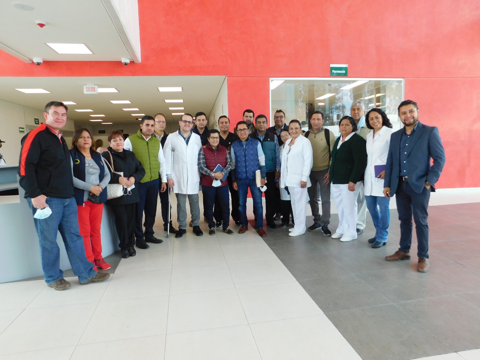 Constatan avances en trabajos del Hospital General de Tlaxcala 'Lic. Anselmo Cervantes Hernández'